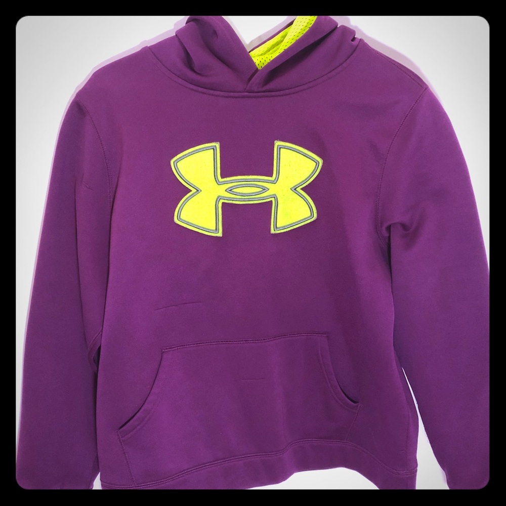 Under Armour Boys Burgundy Hoodie